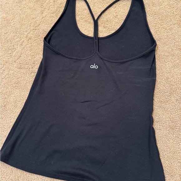 Alo | Racerback Tank in Black, M - Picture 3 of 3